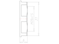 Polyamide (PA) M20x1.5 and 27 Millimeter (mm) Wrench Size Black RAL 9005 Locknut