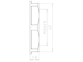Polyamide (PA) M32x1.5 and 42 Millimeter (mm) Wrench Size Black RAL 9005 Locknut