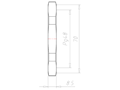 Polyamide (PA) Pg 48 and 70 Millimeter (mm) Wrench Size Black RAL 9005 Locknut