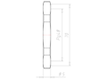 Polyamide (PA) Pg 48 and 70 Millimeter (mm) Wrench Size Lightgrey RAL 7035 Locknut
