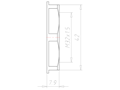 Polyamide (PA) M32x1.5 and 42 Millimeter (mm) Wrench Size Lightgrey RAL 7035 Locknut