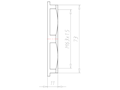 Polyamide (PA) M63x1.5 and 73 Millimeter (mm) Wrench Size Lightgrey RAL 7035 Locknut