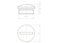 Brass 6 Millimeter (mm) Thread PG 7 with o-ring NBR Sealing Screw