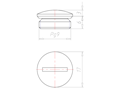 Brass 6 Millimeter (mm) Thread PG 9 with o-ring NBR Sealing Screw