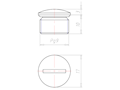 Brass 10 Millimeter (mm) Thread PG 9 with o-ring NBR Sealing Screw