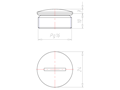 Brass 10 Millimeter (mm) Thread PG16 with o-ring NBR Sealing Screw