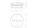 Brass 6 Millimeter (mm) Thread M16x1.5 with o-ring NBR Sealing Screw
