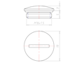 5 Millimeter (mm) Thread Length M16x1.5 with O-ring for High Temperatures Sealing Screw