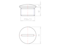 10 Millimeter (mm) Thread Length M16x1.5 with O-ring for High Temperatures Sealing Screw