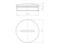 Brass 6 Millimeter (mm) Thread PG29 with o-ring NBR Sealing Screw