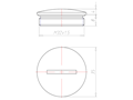8 Millimeter (mm) Thread Length M32x1.5 with O-ring NBR Locking Sealing Screw