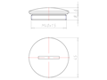 8 Millimeter (mm) Thread Length M40x1.5 with O-ring NBR Locking Sealing Screw