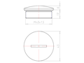 13 Millimeter (mm) Thread Length M40x1.5 with O-ring NBR Locking Sealing Screw
