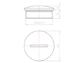 13 Millimeter (mm) Thread Length M40x1.5 with O-ring for High Temperatures Sealing Screw