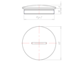 Brass 6 Millimeter (mm) Thread PG42 with o-ring NBR Sealing Screw
