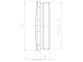 Brass 6 Millimeter (mm) Thread M40x1.5 Sealing Screw