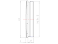 Brass 6 Millimeter (mm) Thread M63x1.5 Sealing Screw