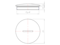 Brass 6 Millimeter (mm) Thread PG48 with o-ring NBR Sealing Screw