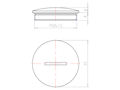 9 Millimeter (mm) Thread Length M50x1.5 with O-ring NBR Locking Sealing Screw