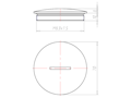 10 Millimeter (mm) Thread Length M63x1.5 with O-ring NBR Locking Sealing Screw