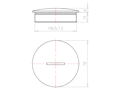 15 Millimeter (mm) Thread Length M63x1.5 with O-ring NBR Locking Sealing Screw