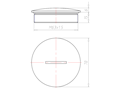 15 Millimeter (mm) Thread Length M63x1.5 with O-ring for High Temperatures Sealing Screw