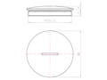 Brass 6 Millimeter (mm) Thread M75x1.5 with o-ring NBR Sealing Screw