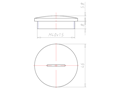 Lightgrey RAL 7035 Synthetic M40x1.5 Sealing Screw