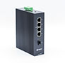 4 Port DIN Rail Mounted PoE Switch